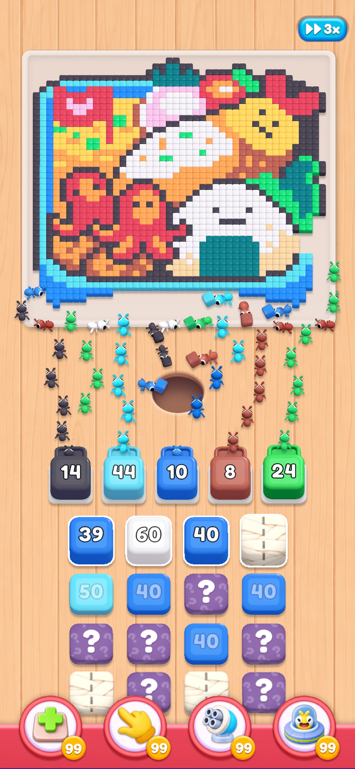 Screenshot 3 of Food Hunt: Pixel Puzzle