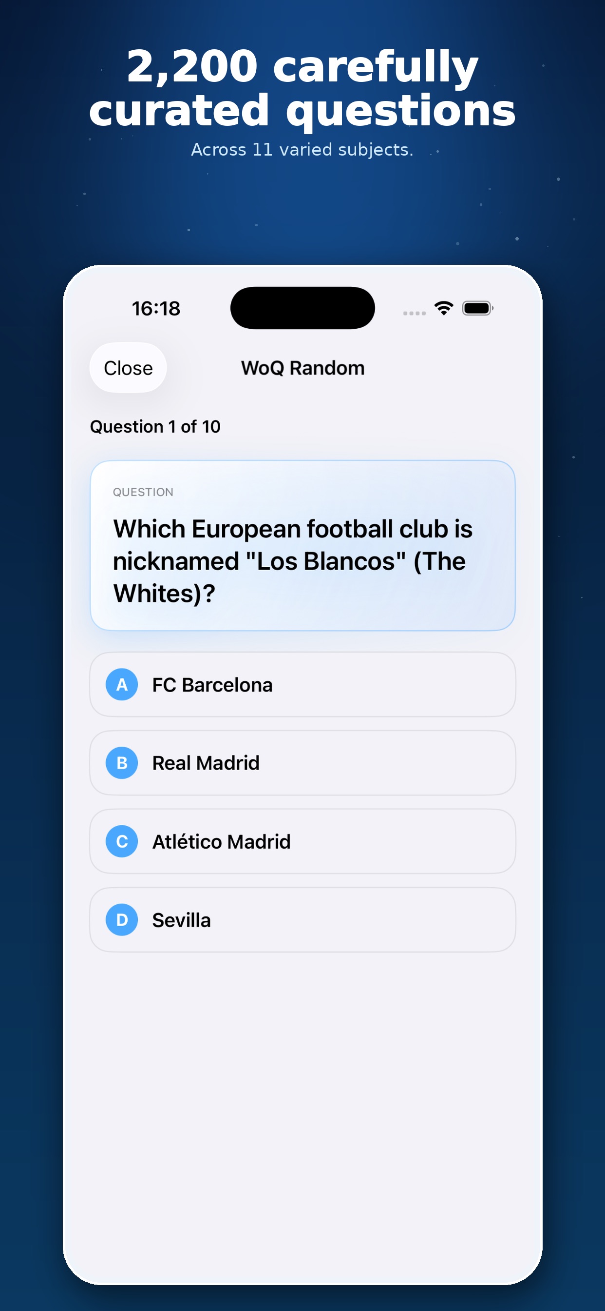 Screenshot 2 of WoQ Trivia