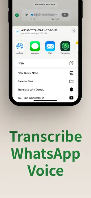 Transcriber for WhatsApp screenshot 2