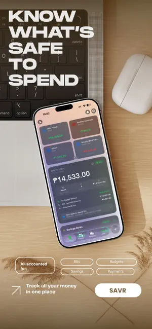 Savr: Budget & Goals screenshot 1