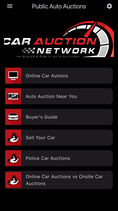 Used Car Auctions App USA Screenshot