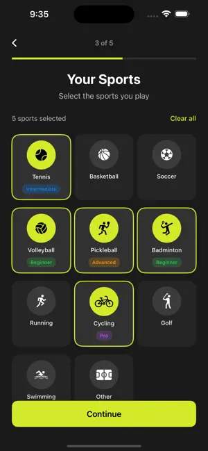 Voli: Sports Matching screenshot 3