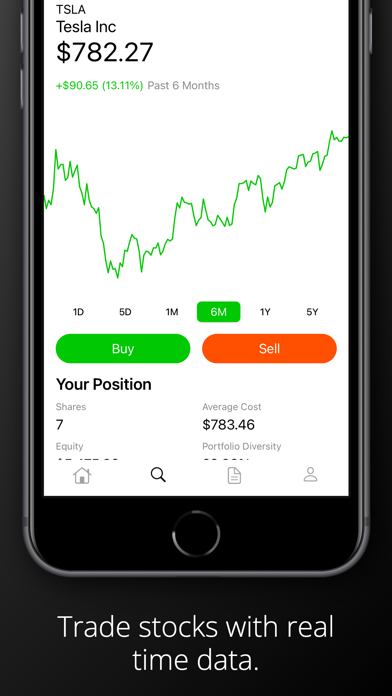 PocketProfit Market Simulator Screenshot