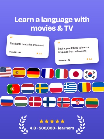 Language Learning – Wordy iPad screenshot