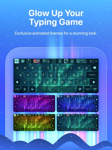Weather Keyboard Live Sky+AQI iPad screenshot