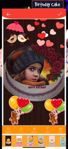 Birthday Cake - Cake On Photo screenshot
