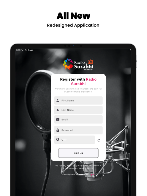 Radio Surabhi iPad screenshot 1 - Entertainment app