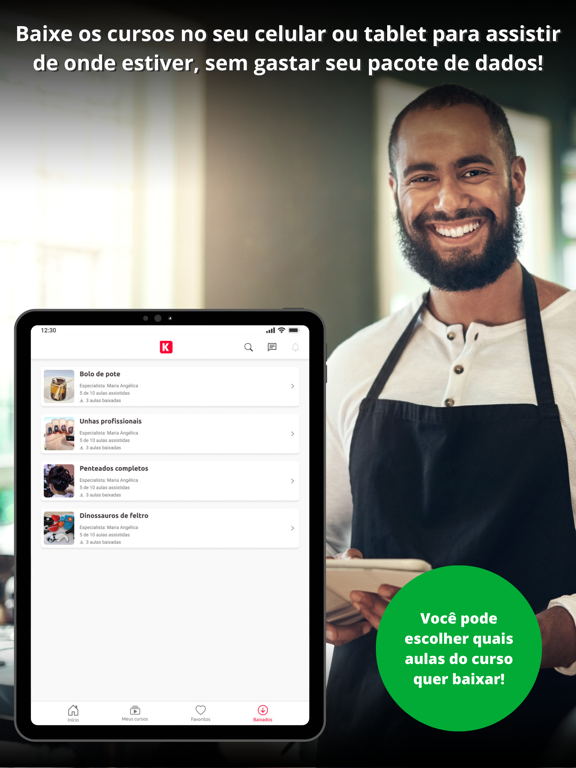eduK - Cursos Online iPad screenshot 6 - Education app