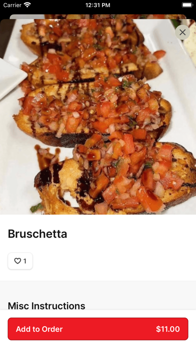 Terra Fiamma iPhone screenshot 3 - Food & Drink app