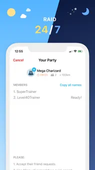 GO Raid Party iphone bilder 3