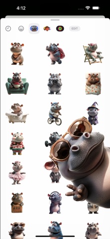 Hippomoji screenshot