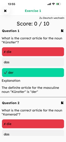 DeutschQuiz Screenshot 4 of 4