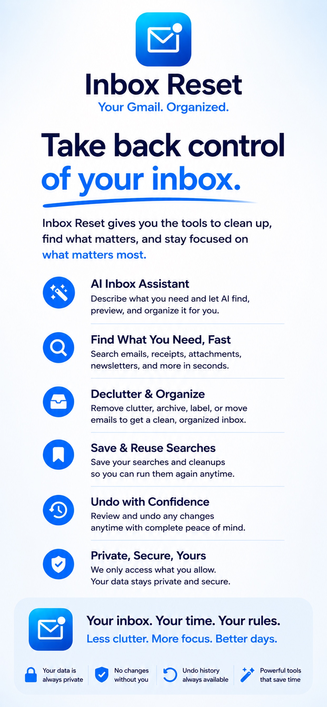 Screenshot 1 of Inbox-Reset