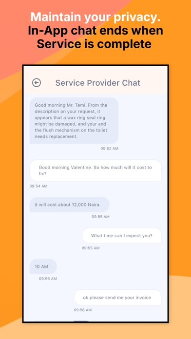 RunX: Hire Artisans & Services Screenshot 10 of 10