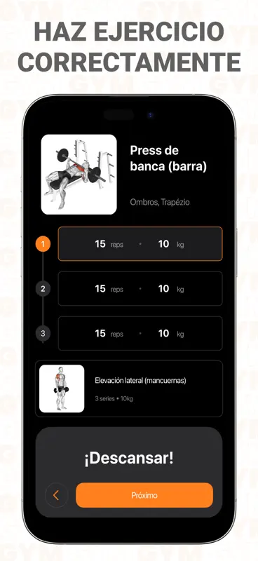 Gym WP - Rutina Entrenamiento screenshot 2 of 7