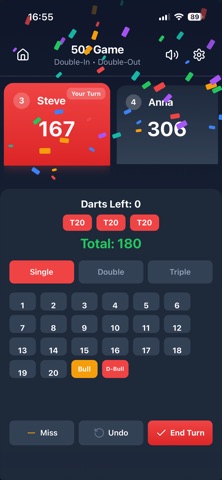 Dart Mate: Scorer & Counter screenshot
