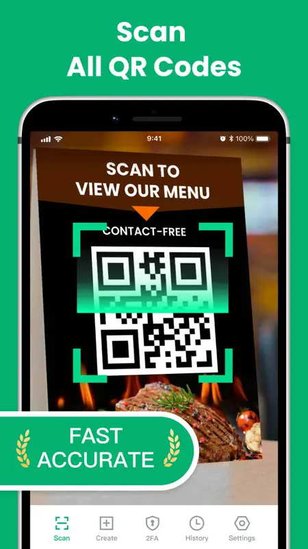 QR Code Reader & Scanner App. screenshot 1 of 8