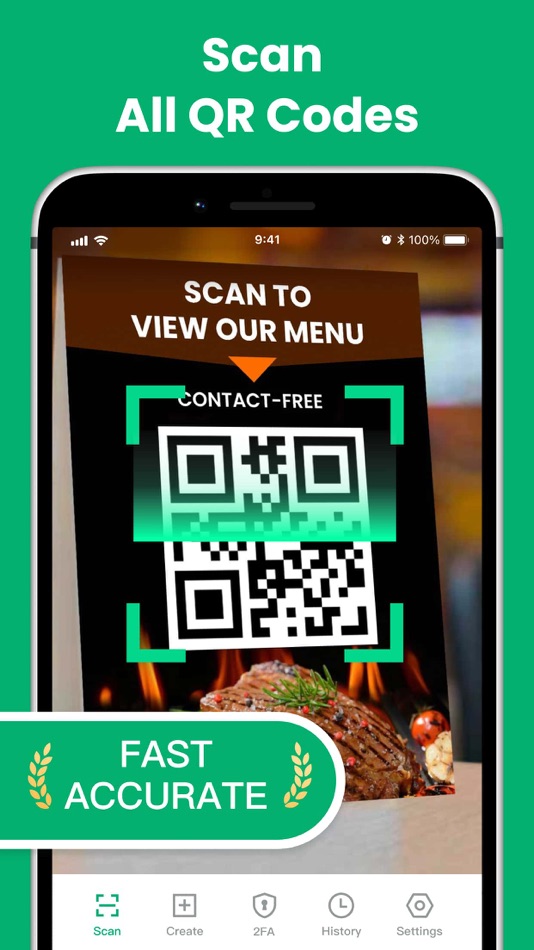 #1. QR/Barcode Scanner for iPhone (iOS) Podle: AKRURA PTE. LTD