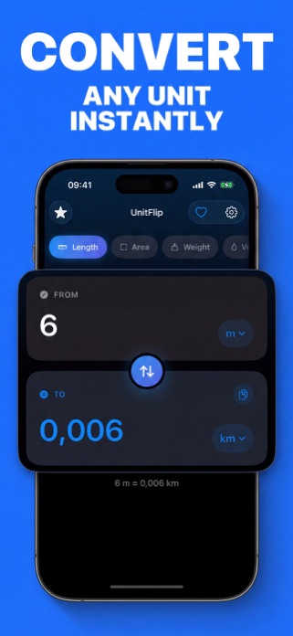 UnitFlip: Unit Converter Screenshot 1 of 5