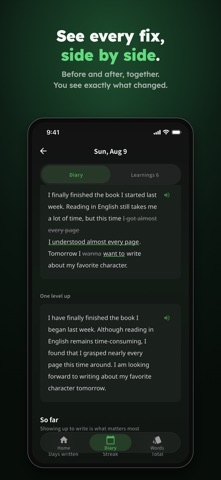 Studiary: AI English Diary Screenshot 3 of 6