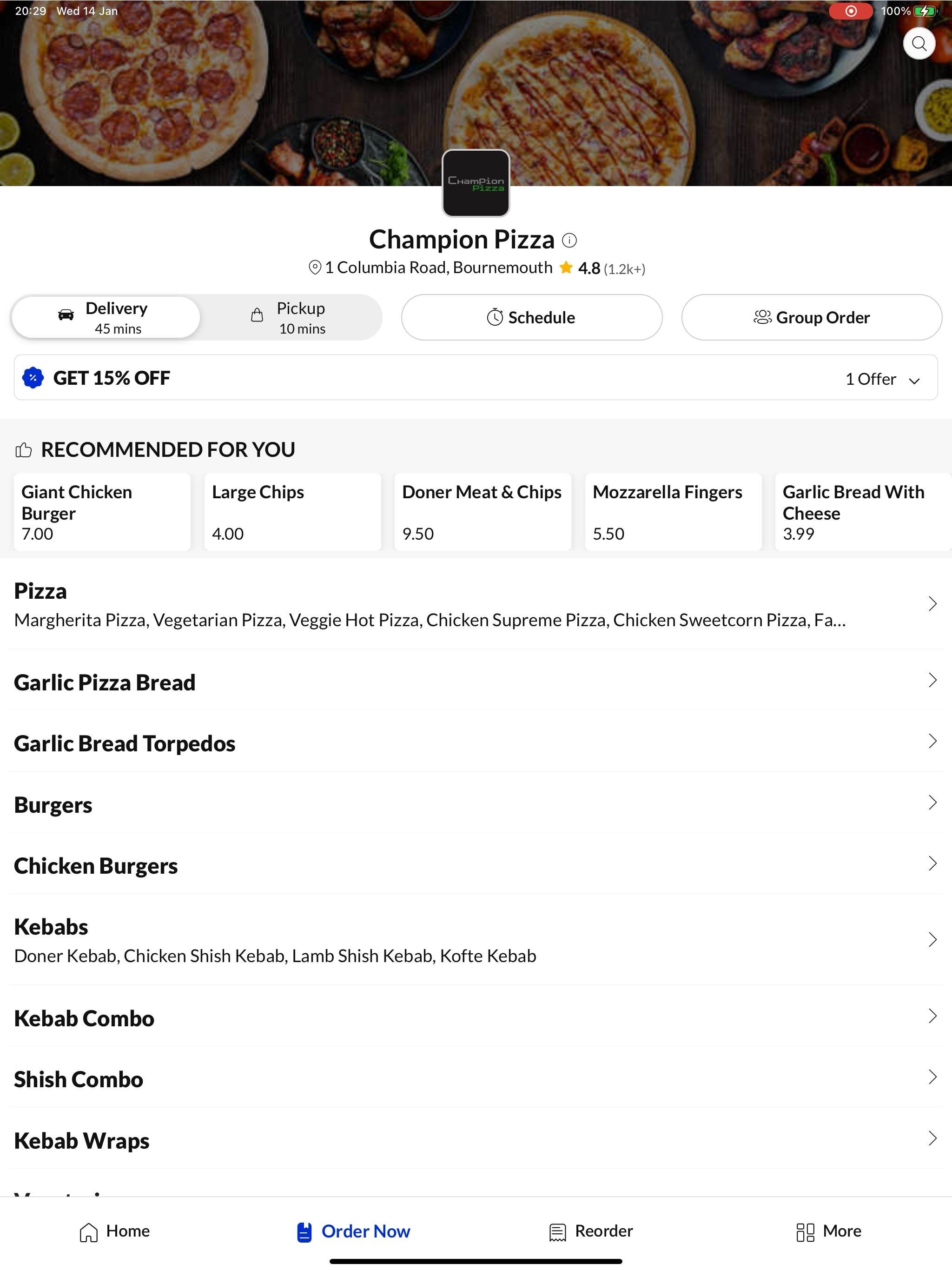 Champion Pizza. screenshot 6