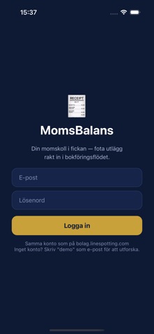 App screenshot