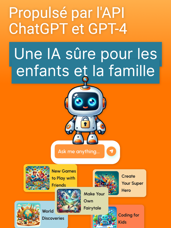 Screenshot #4 pour Chat Kids: IA pour la famille