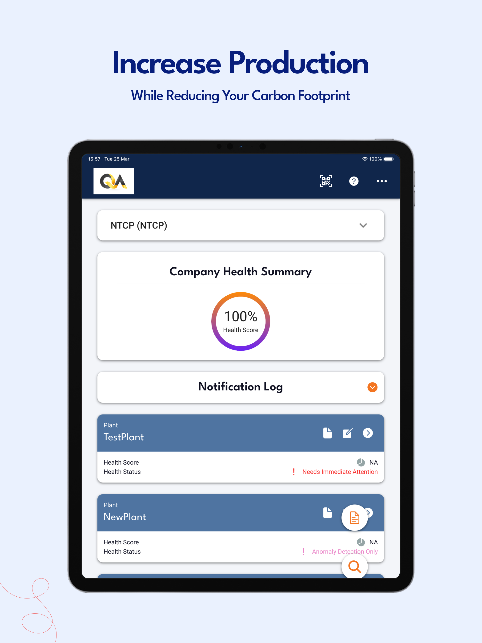 Nanoprecise Mobile App