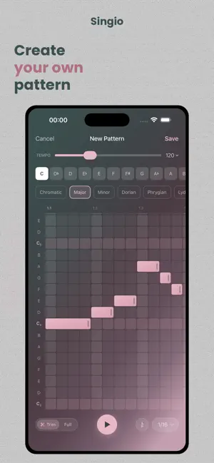 Singio: Vocal Phrase Trainer screenshot 1