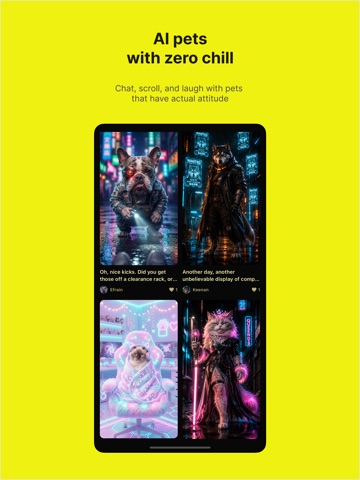 Tailo: AI Chat & Talking Pet iPad screenshot