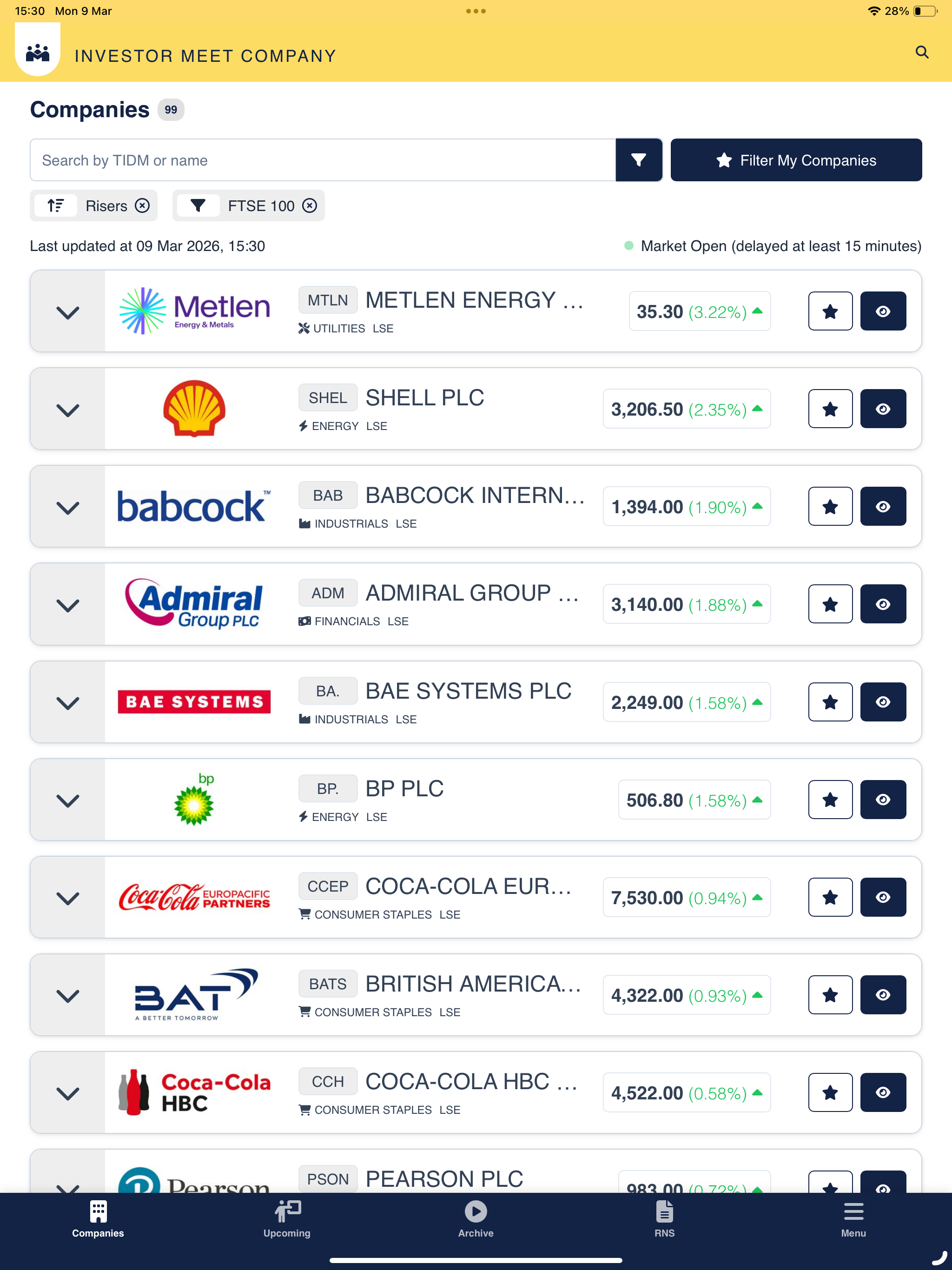 Investor Meet Company screenshot 7