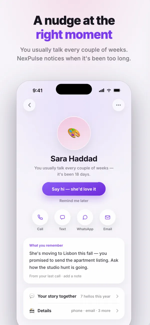 Screenshot #3 pour Nexpulse: Your People, Closer