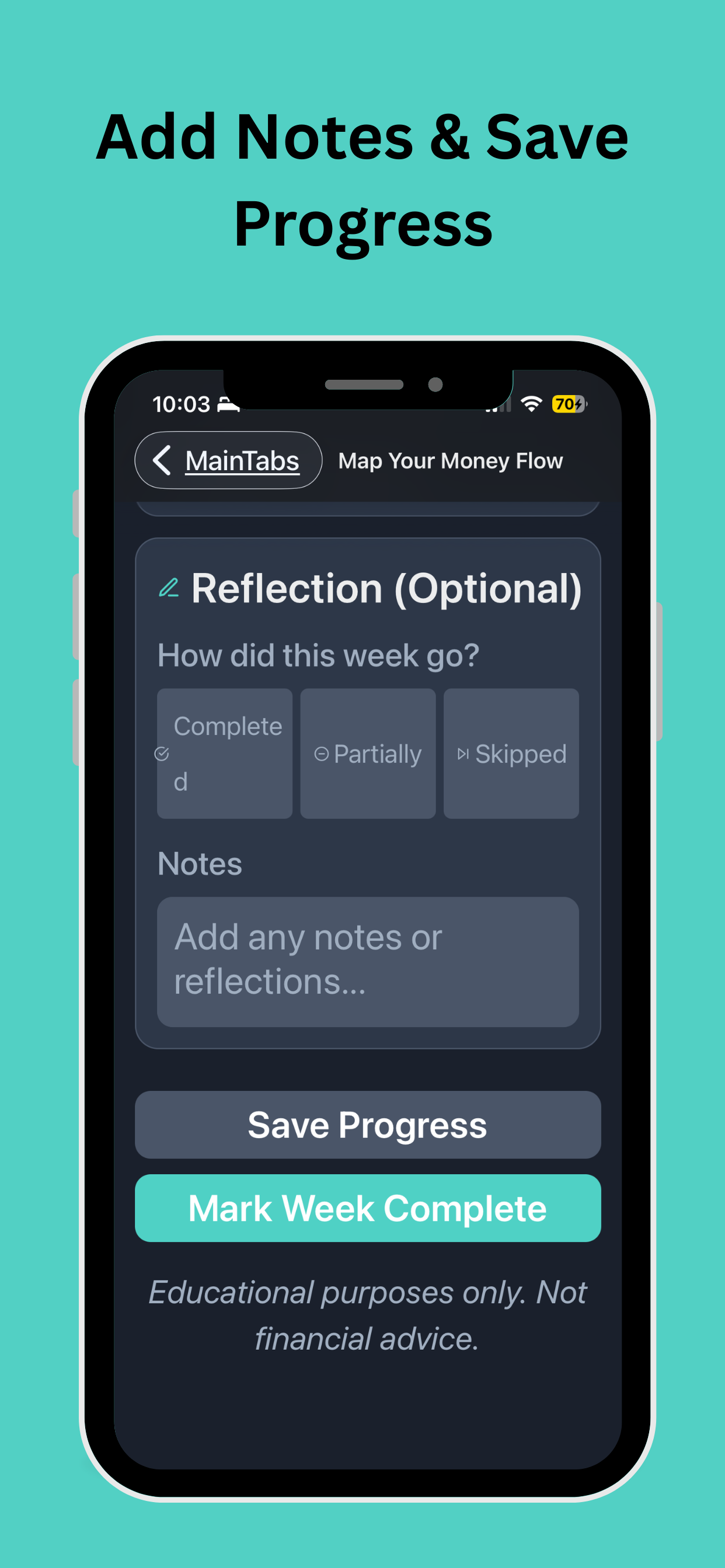 52-Week Money Coach screenshot 4