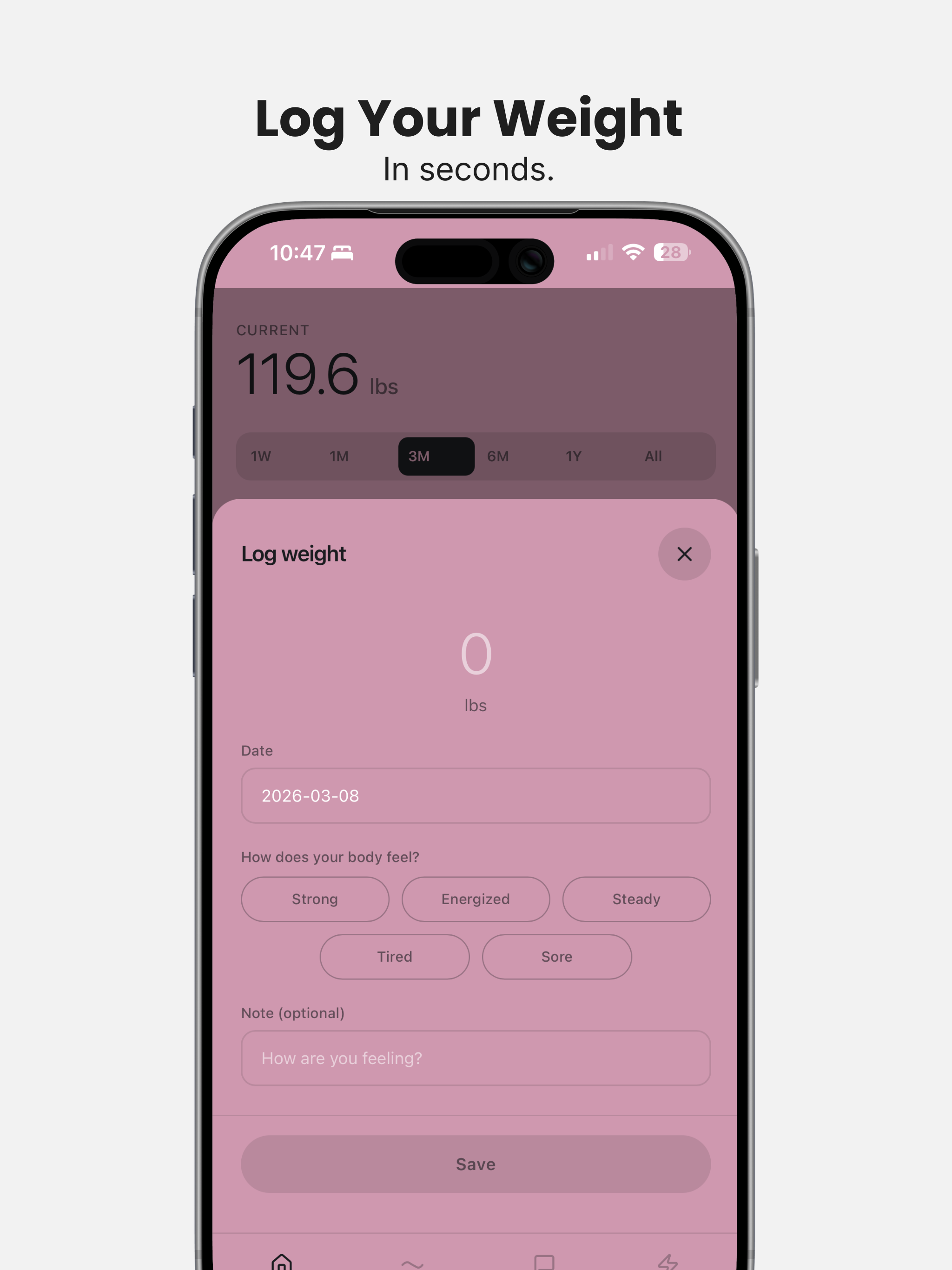 On Track: Weight Tracker screenshot 9