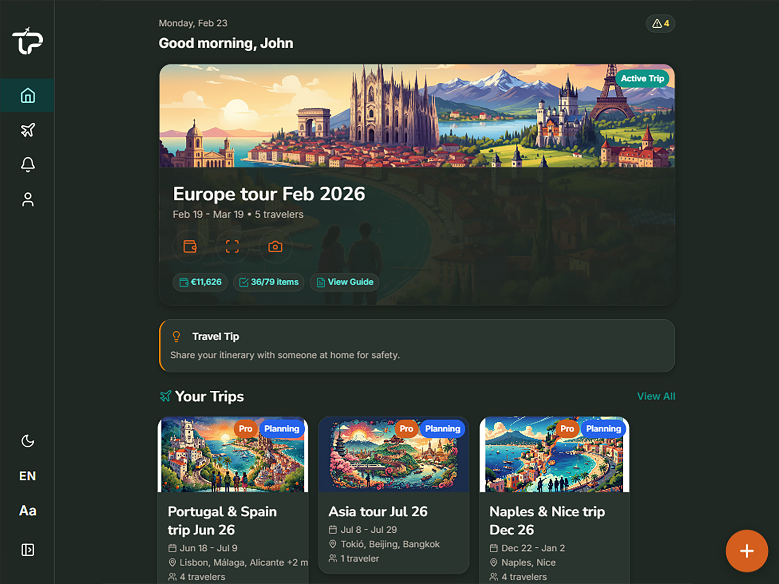 TripProf: Travel Planning screenshot 13