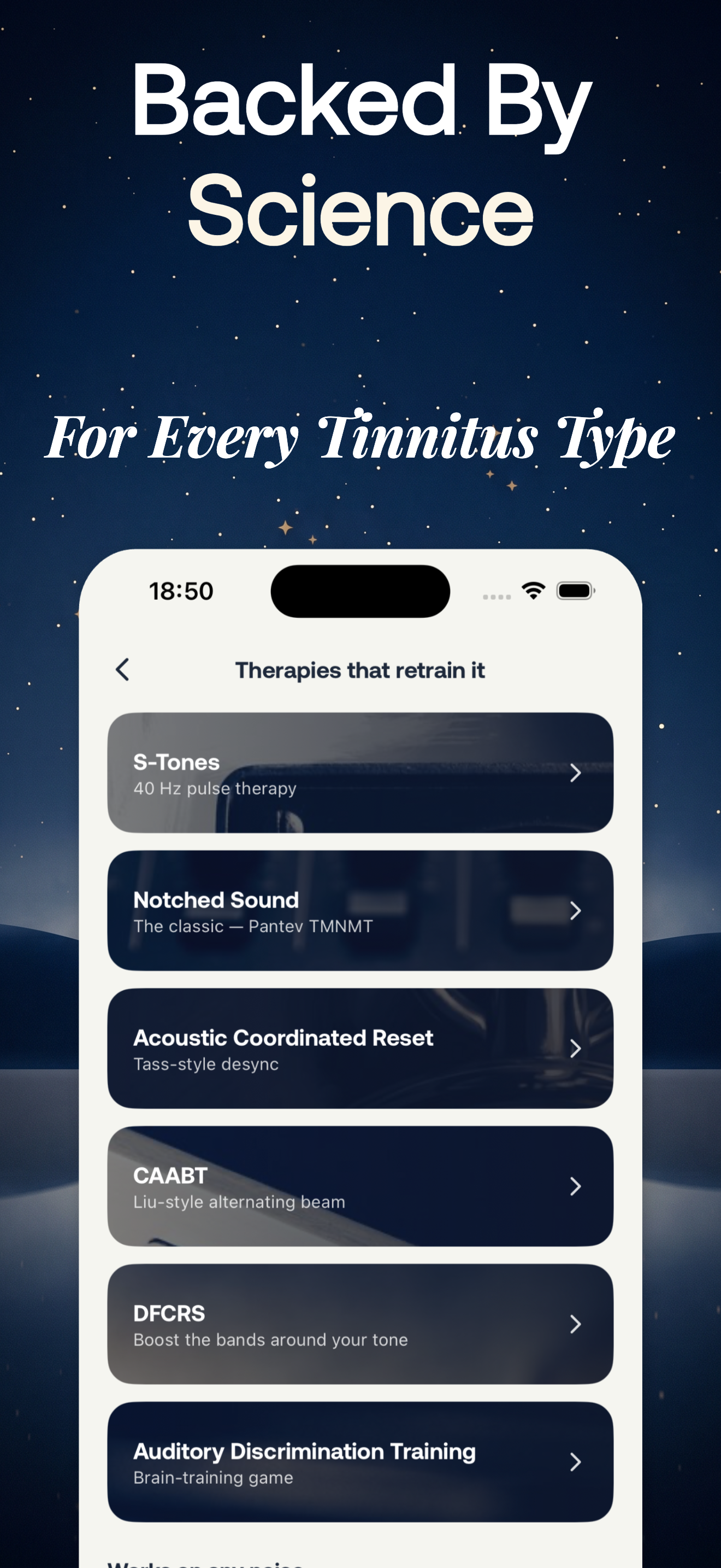 Tinnitus Relief: MyPattern screenshot 3
