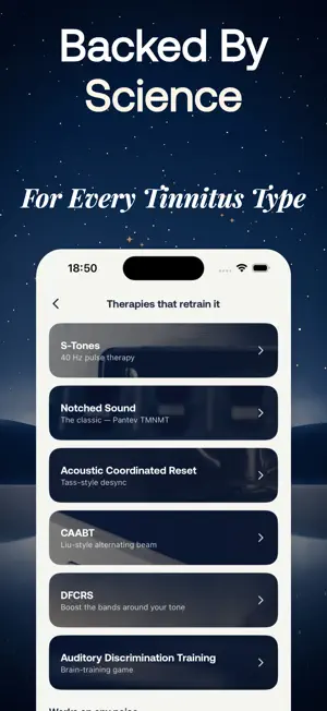 Tinnitus Relief: MyPattern screenshot 3