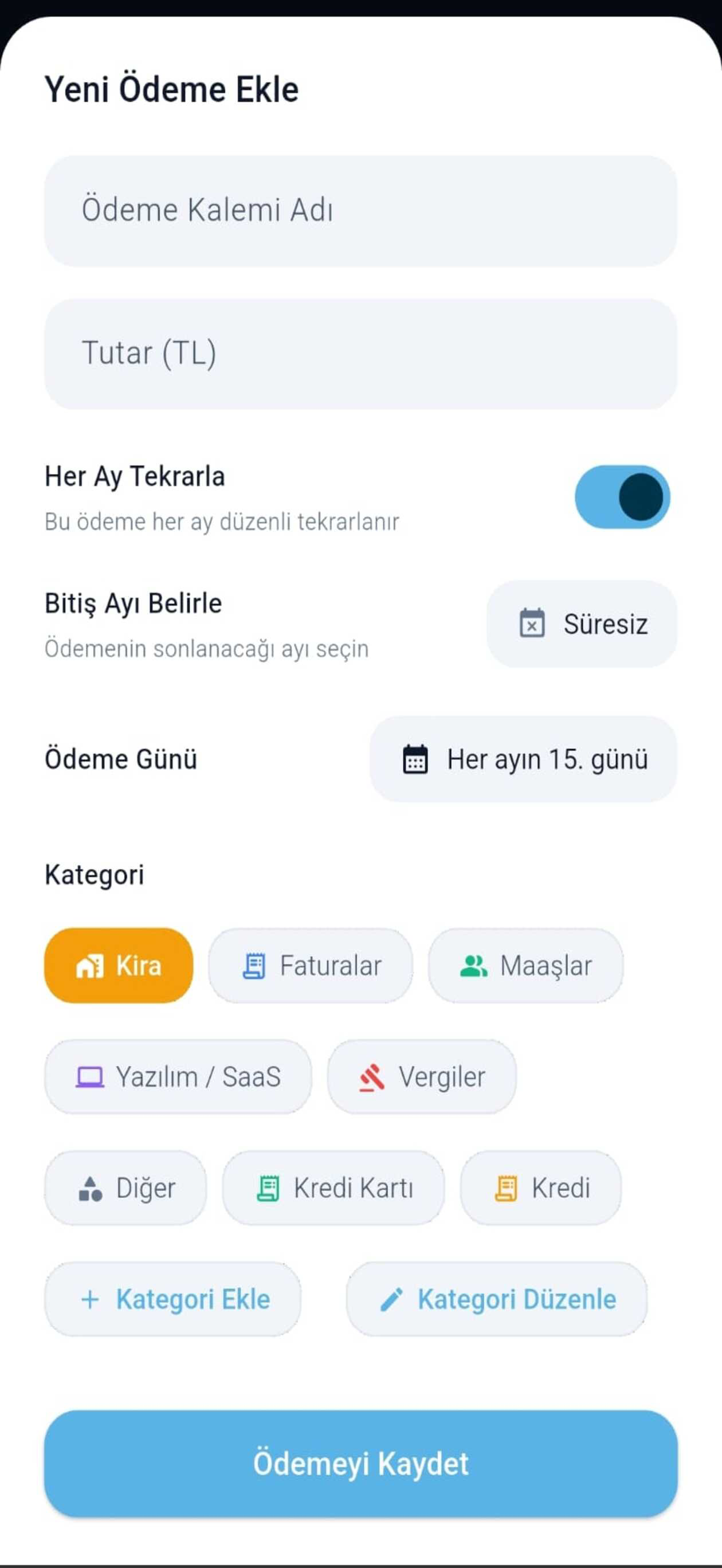 Ödeme Defteri screenshot 5