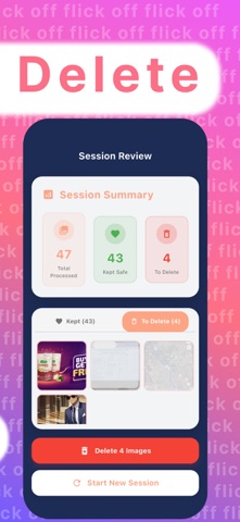 Flick off - Gallery Cleaner screenshot