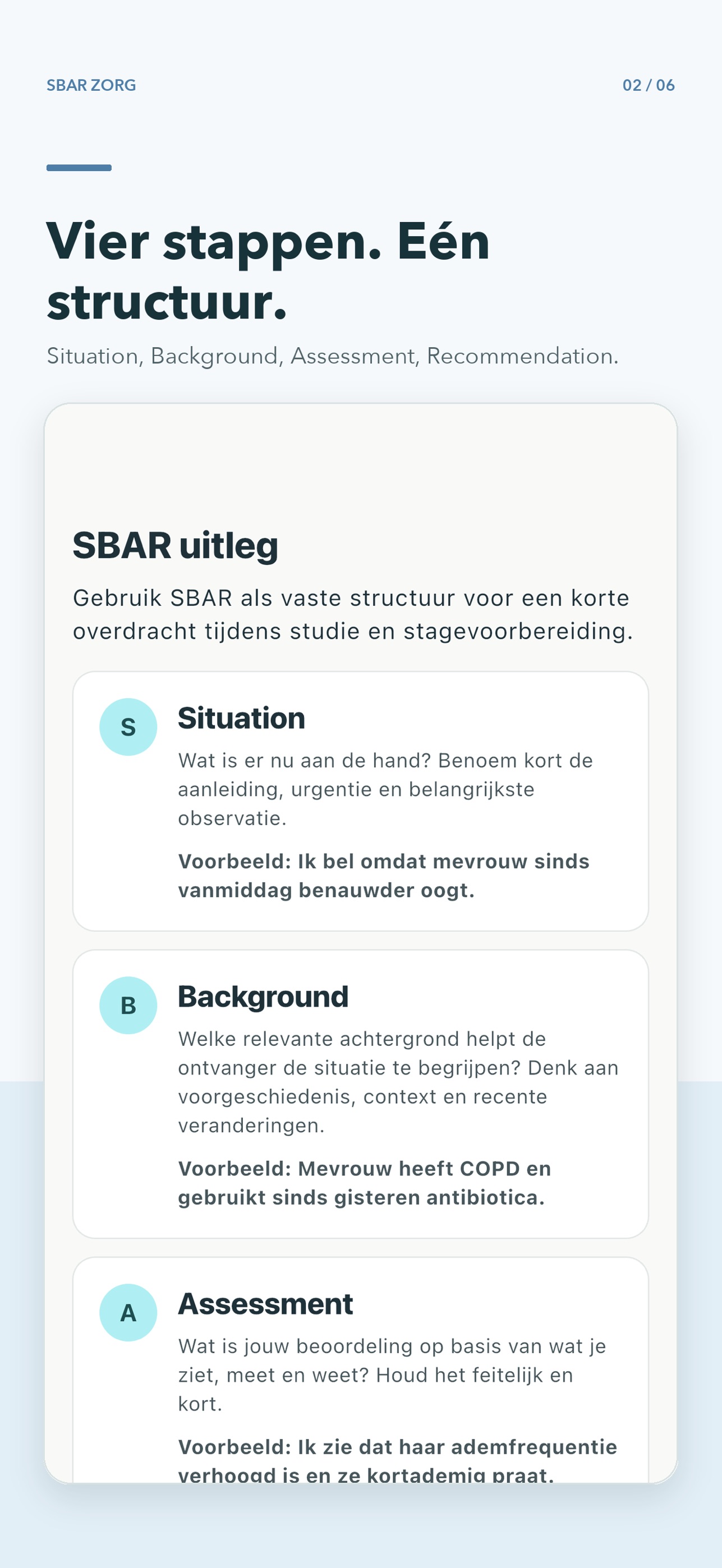 Screenshot 2 of SBAR Zorg