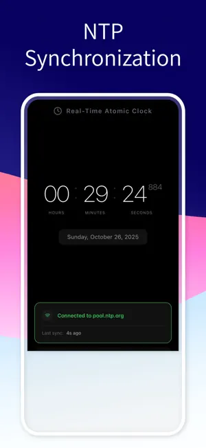 Real-Time Atomic Clock screenshot 3