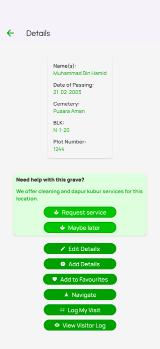 Kubur Search Screenshot 3 of 7