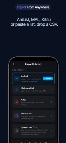 Grand Log - Anime Tracker iPhone screenshot