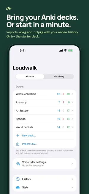 Loudwalk: Voice Flashcards screenshot 3
