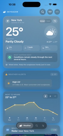 SkyGazer Weather screenshot