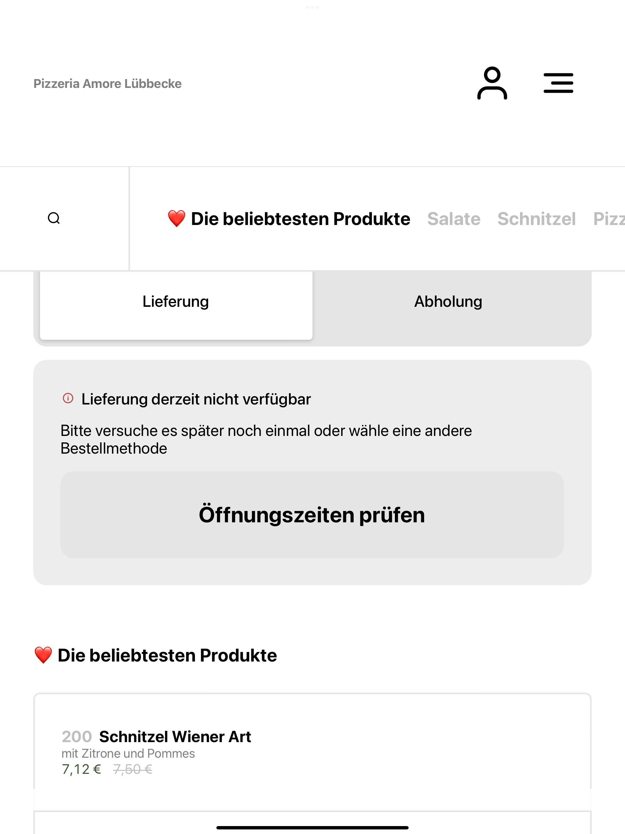 Pizzeria Amore Lübbecke screenshot 7