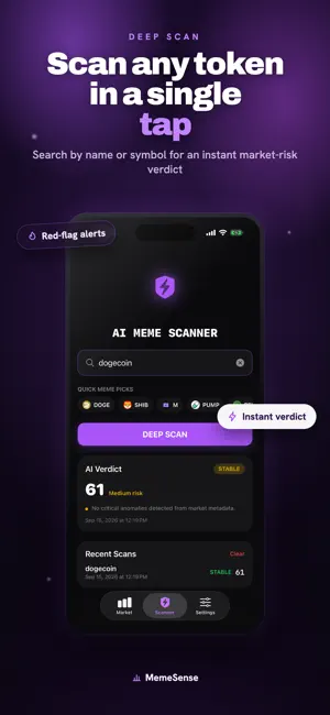 MemeSense: Memecoin Radar screenshot 3