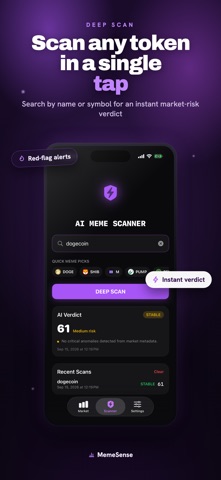 MemeSense: Memecoin Radar Screenshot 3 of 5