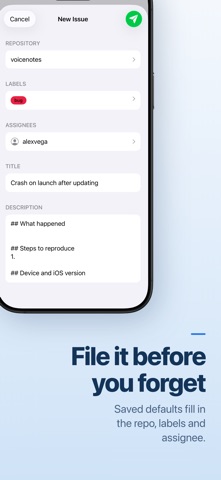 Todoke: GitHub Issues Client screenshot 4