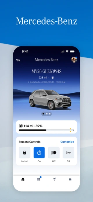 Mercedes-Benz (USA/CA) App Store search result